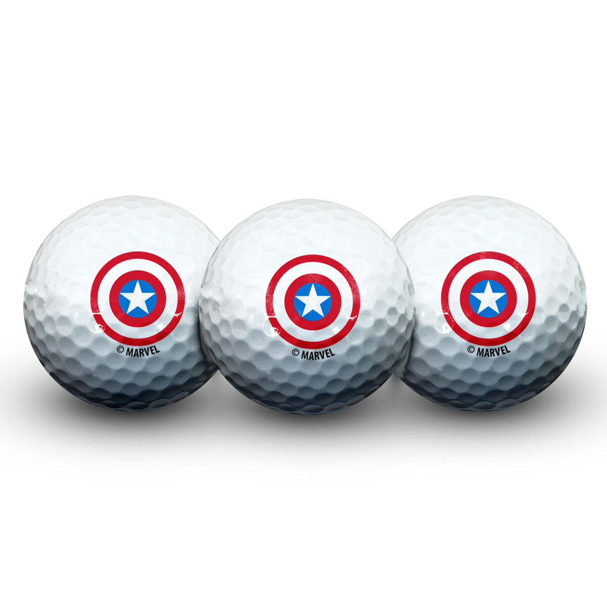 Team Effort Captain America Golf Ball 3Pack PGA TOUR Superstore
