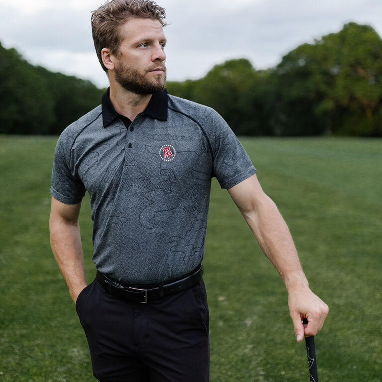 Barstool Sports UNRL X Seamless Camo Jacquard Polo PGA TOUR Superstore