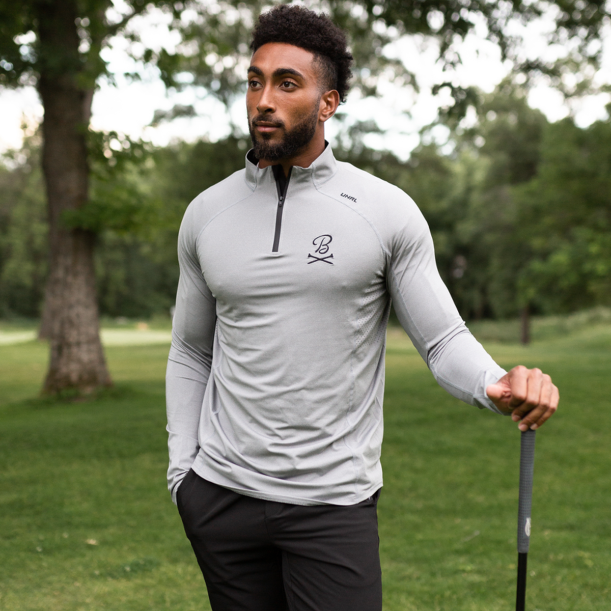 Barstool Sports UNRL X Barstool Golf Crossed Tees Elite Quarter Zip