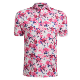 Photo Floral Tech Jersey Slim Fit Polo