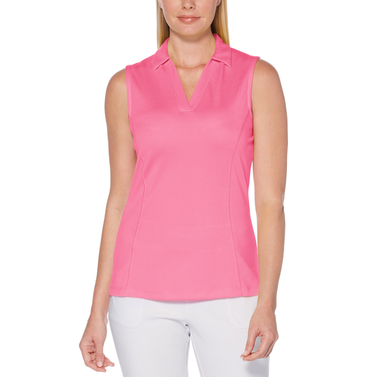 PGA TOUR Apparel Sleeveless Airflux Golf Polo Shirt PGA TOUR Superstore