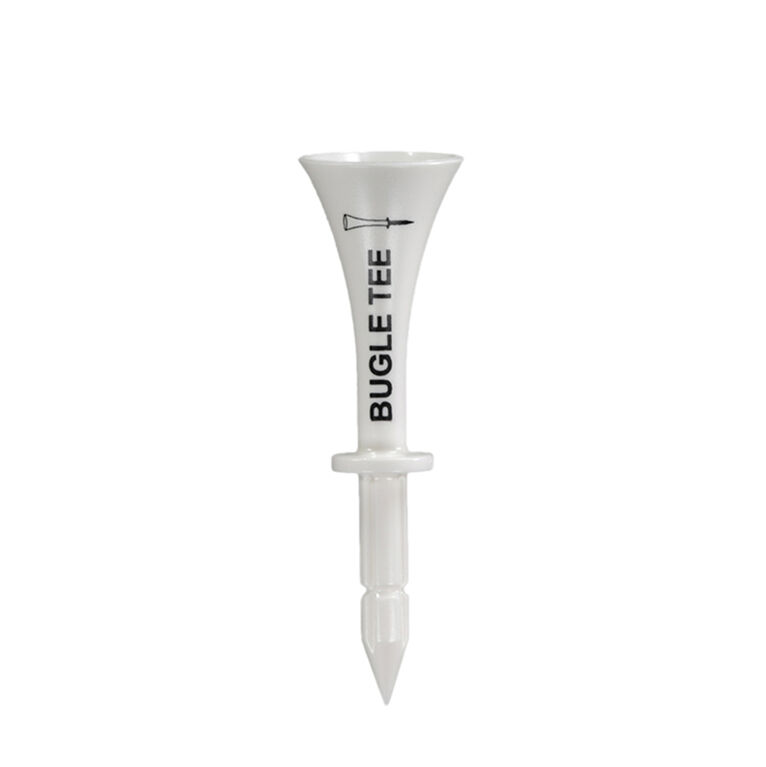 Bugle Tee 2-3/4&quot; White Tee