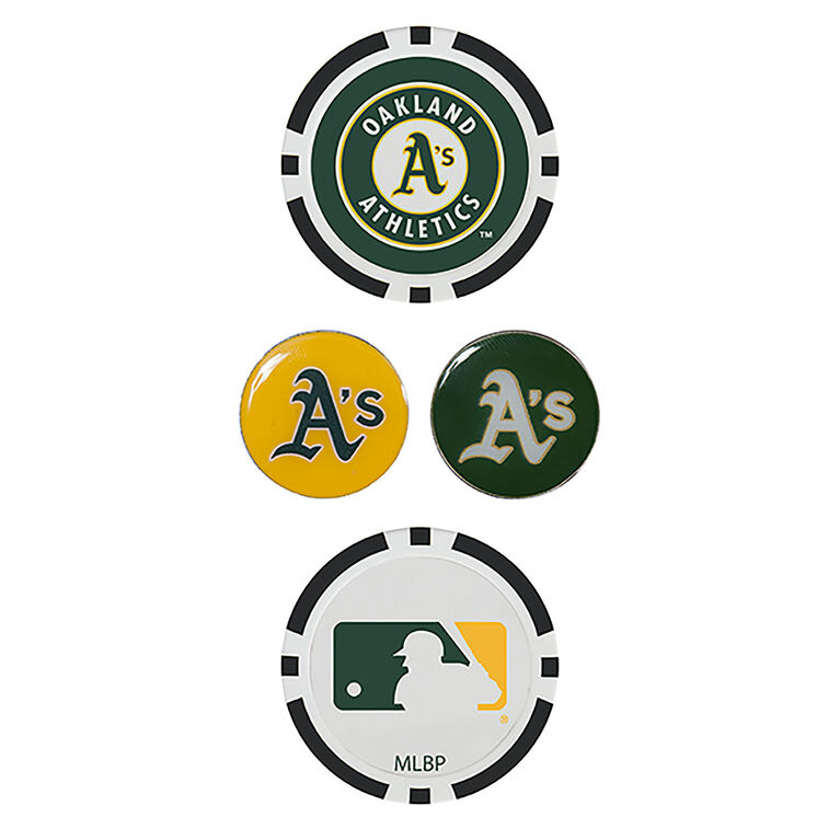 Team Effort Oakland Athletics Ball Marker Set