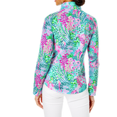 Alternate View 1 of Banana Split Skipper Round Hem Quarter Zip Popover
