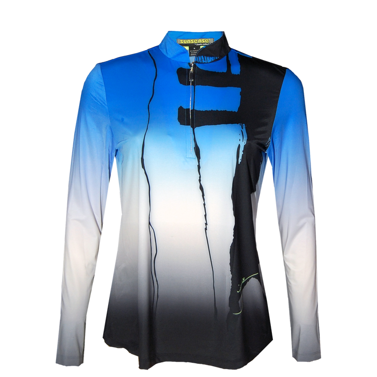 Samurai Ombre Sunsense Quarter Zip Pull Over