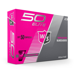 Fifty Elite Pink Golf Balls