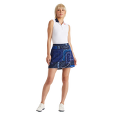 Alternate View 3 of Contrast Collar Sleeveless Polo Shirt