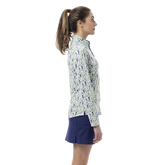 Alternate View 2 of SolCool Tiki Time Quarter Zip Pullover
