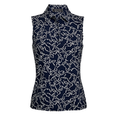 Alternate View 4 of Stardust Silky Tech Sleeveless Polo Shirt