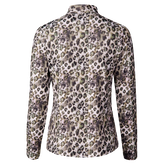 Alternate View 4 of Wild Nature Collection: Arielle Animal Print Quarter Zip Pull Over