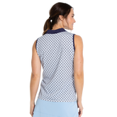 Alternate View 2 of Fairway Drive Collection: Tile Print Sleeveless Polo