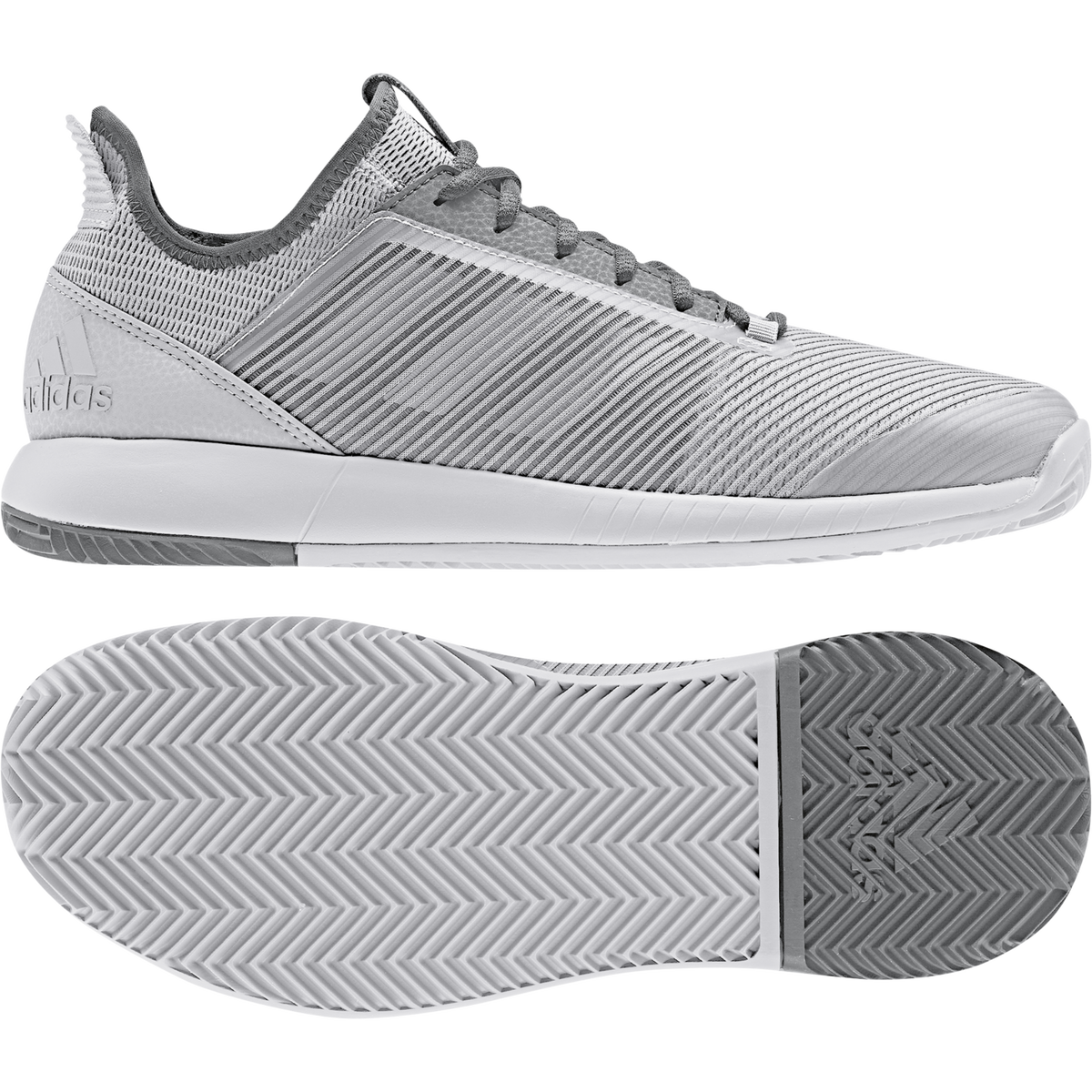 adidas Adizero Defiant Bounce 2 Men's Tennis Shoe - Grey | PGA TOUR Superstore