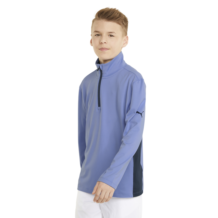 PUMA Junior Boy's Gamer Golf 1/4 Zip Pull Over PGA TOUR Superstore