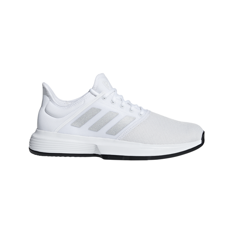 adidas GameCourt 2 Mens Tennis Shoe - White/Core Black