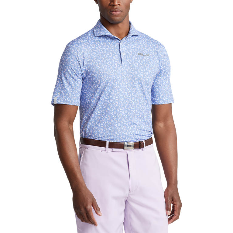 RLX Golf Petal Print Short Sleeve Airflow Polo Shirt | PGA TOUR Superstore