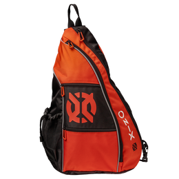 Pickleball Pro Team Sling Bag - Orange/Black