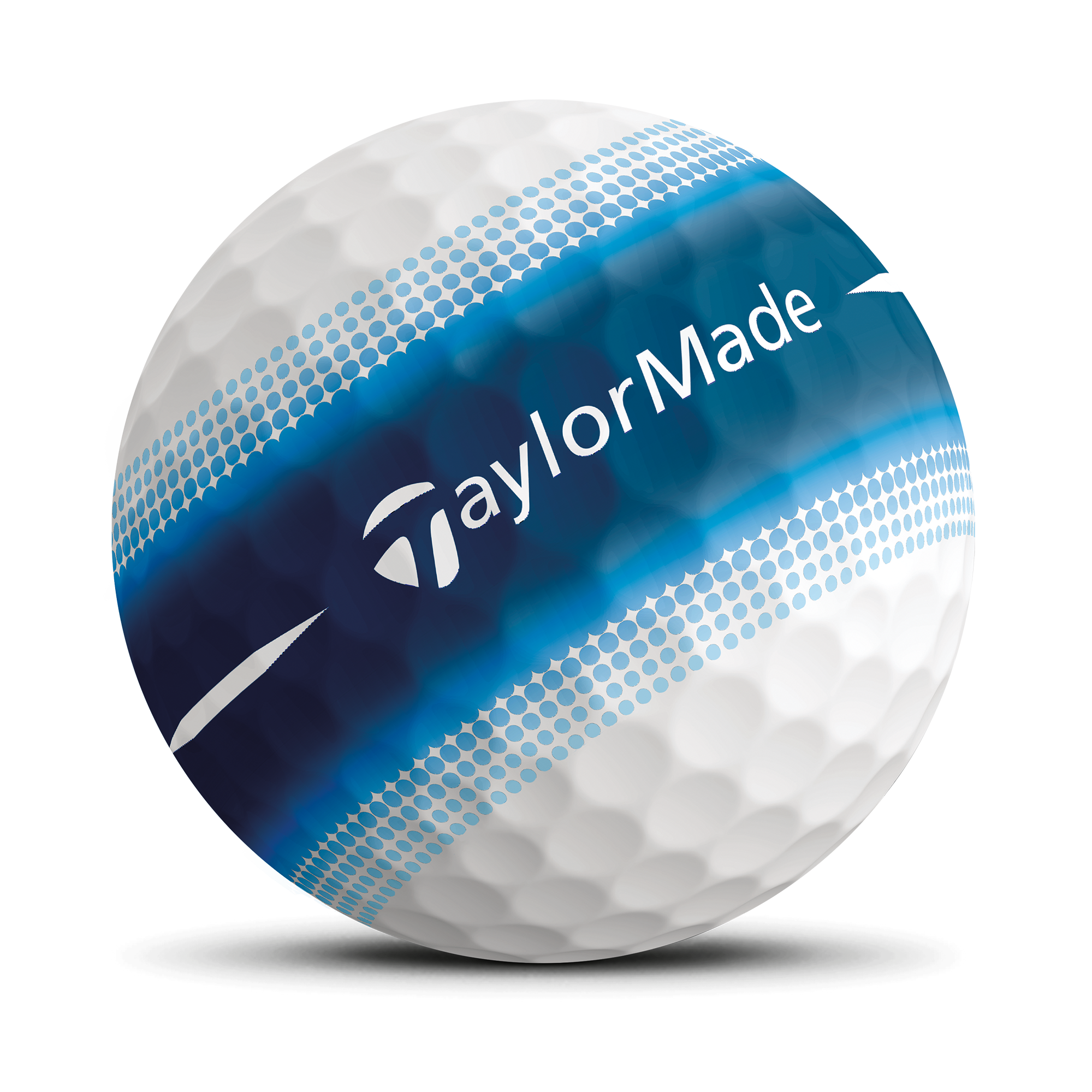TaylorMade Tour Response Stripe Golfbälle – Weiß, 3 Stück, Mit Urethan-Cover Für Mehr Spin
