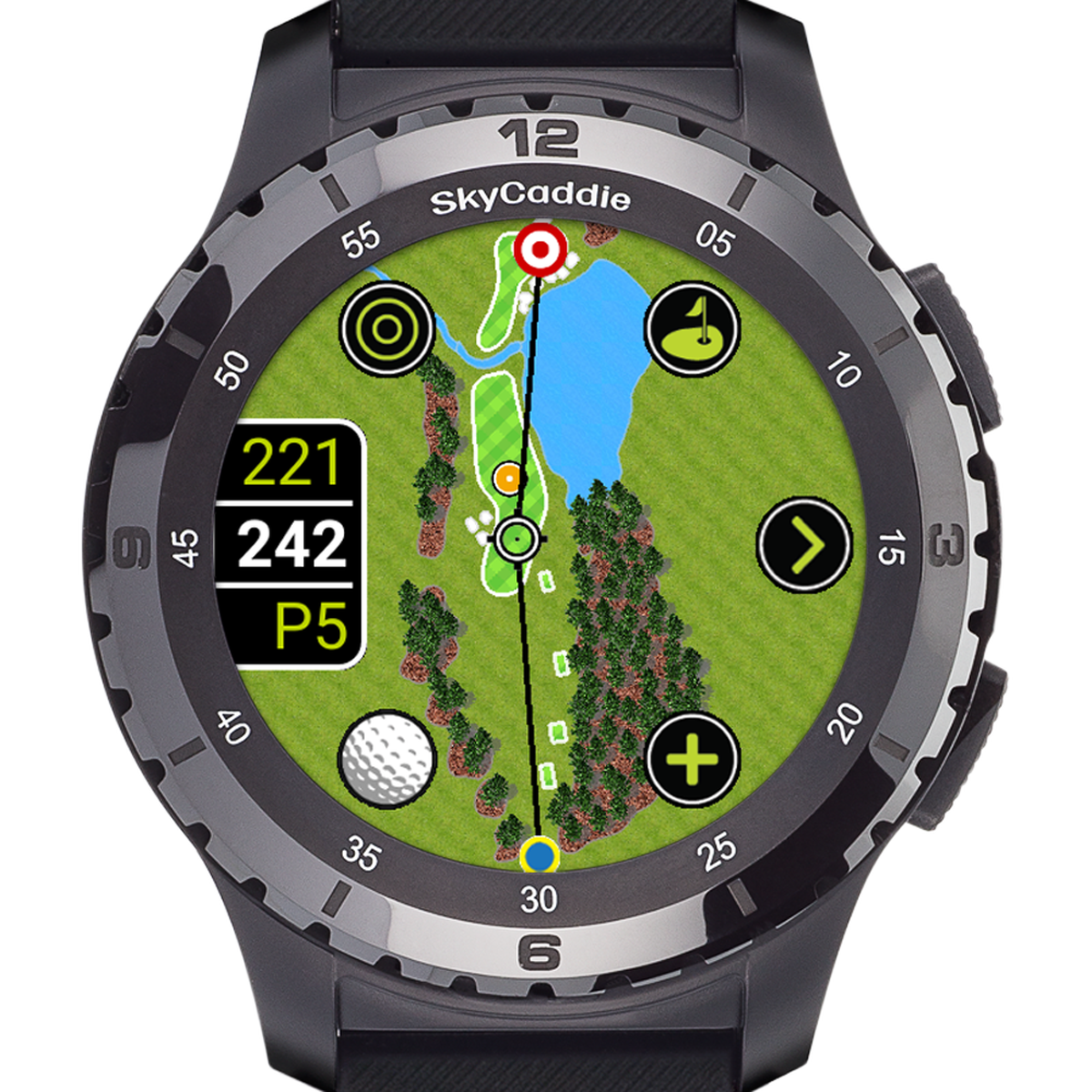 SkyCaddie LX5 Ceramic Bezel GPS Watch PGA TOUR Superstore