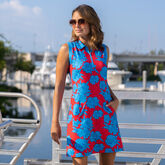 Alternate View 1 of Rum Punch Collection: Marina Floral Sleeveless Dress
