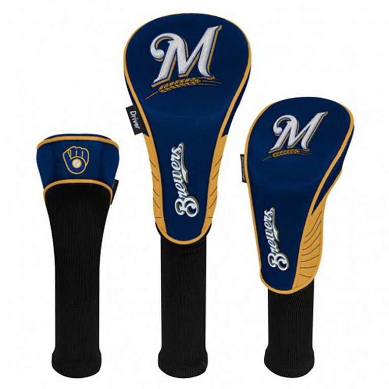 Milwaukee Brewers Set of 3 Headcovers