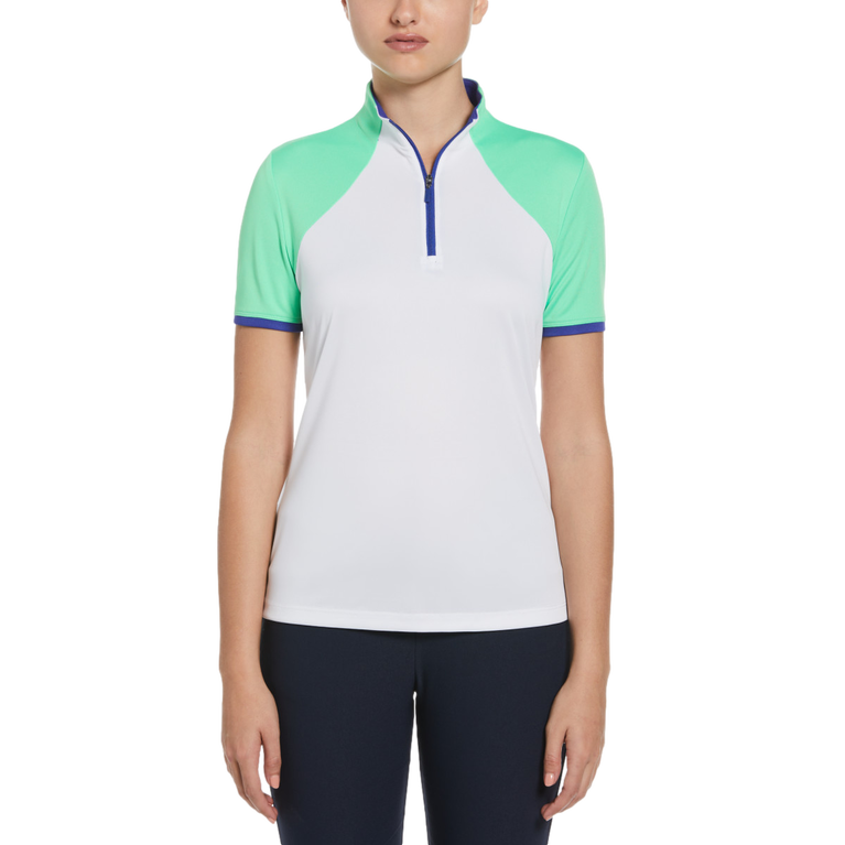 Color Block Short Sleeve Golf Shirt
