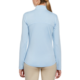 Alternate View 1 of Solid Sun Protection Long Sleeve Quarter Zip Pull Over