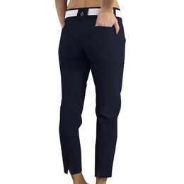 Belted 28&quot; Cropped Pant