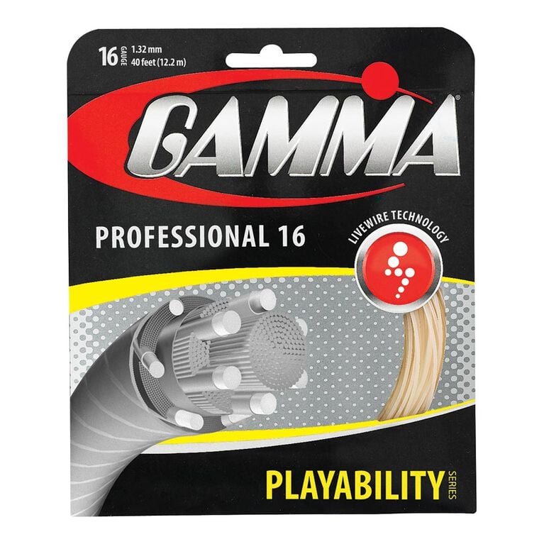 Live Wire Professional 16 Gauge String by Gamma Find Gamma Tennis