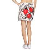 Alternate View 2 of Desert Blooms Collection: Angela Striped Pull-On 18&quot; Skort