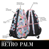 Alternate View 3 of Retro Palm Tennis Backpack 22