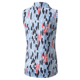 Girls CLOUDSPUN Three Brush Sleeveless Golf Polo