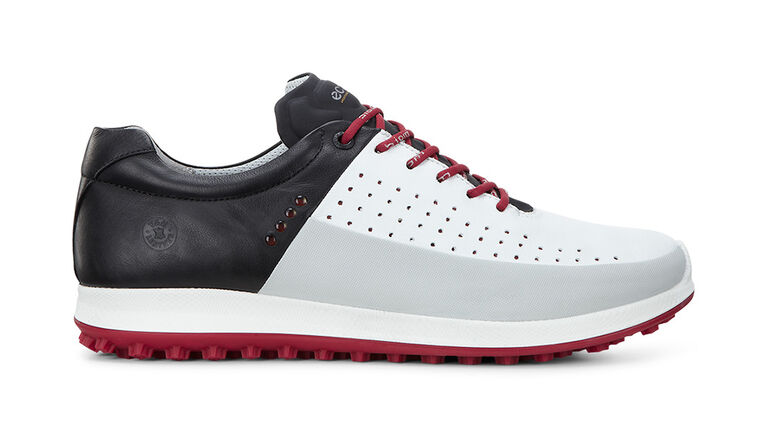 Ecco Biom Hybrid 2 Hm Men S Golf Shoe White Black Pga Tour