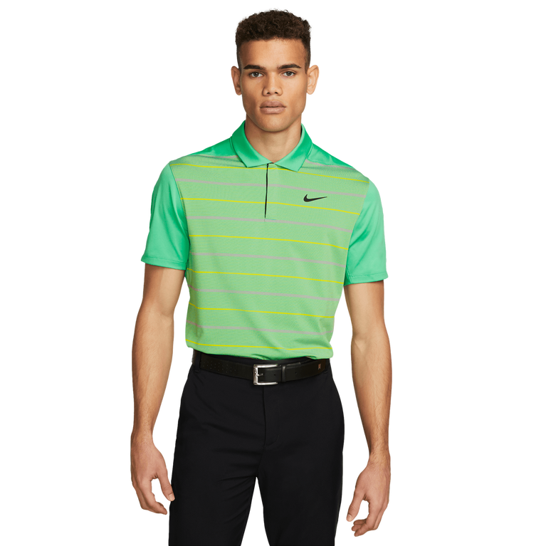 Nike DriFIT Tiger Woods Men's Striped Golf Polo PGA TOUR Superstore