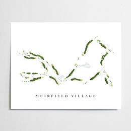 Muirfield Village Golf Club Golf Course Map