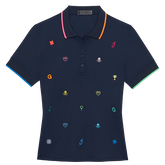 Alternate View 4 of Icon Embroidered Pique Short Sleeve Polo