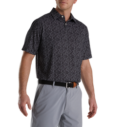 Paint Splatter Print Polo