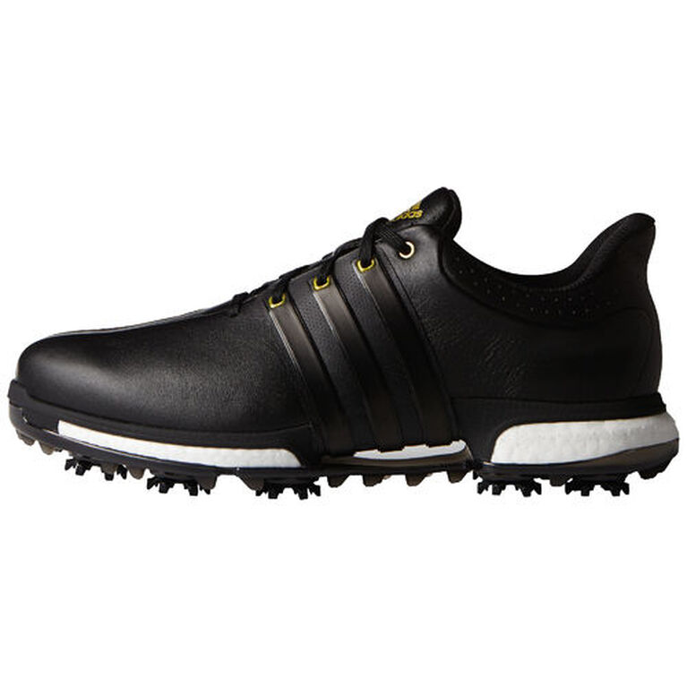 adidas TOUR360 BOOST Men's Golf Shoe Black/White PGA TOUR Superstore