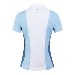 Evelina Colorblock Short Sleeve Polo Shirt