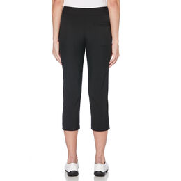 Essentials Woven Solid Capri Pant