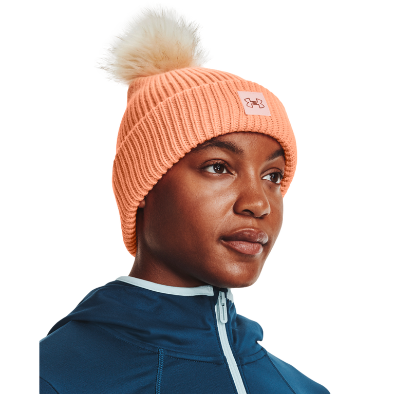 Under Armour Women's ColdGear® Infrared Halftime Ribbed Pom Beanie
