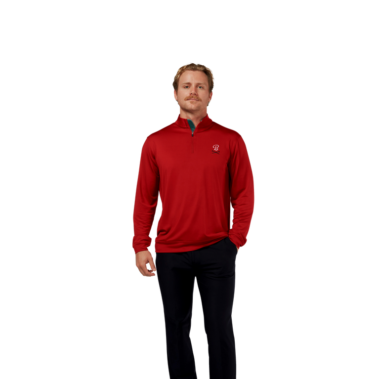 Barstool Sports Red Holiday Quarter Zip PGA TOUR Superstore
