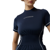 Alternate View 2 of Lux Bonded Kim Short Sleeve Top