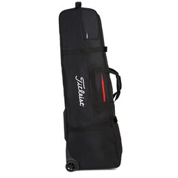 Pga Tour Golf Bag Black with Travel Cover and Shark Wheels