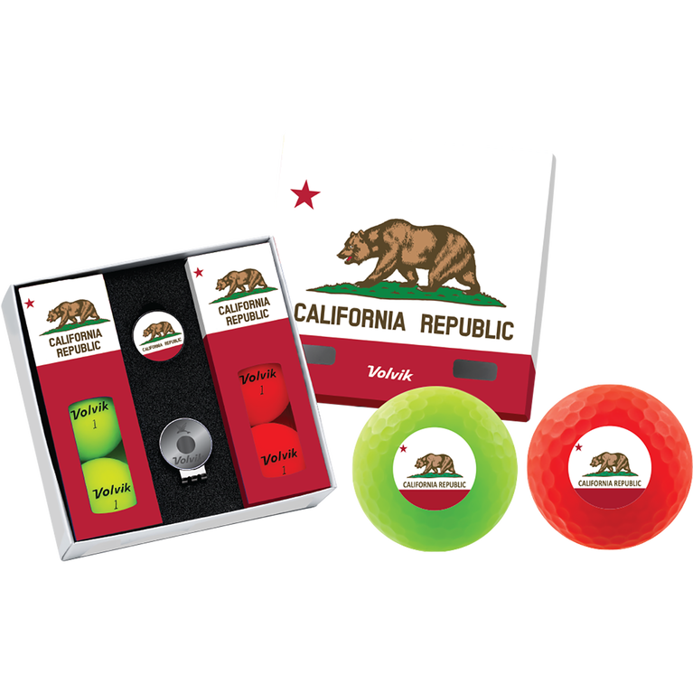 Vivid California 6 Pack Golf Balls
