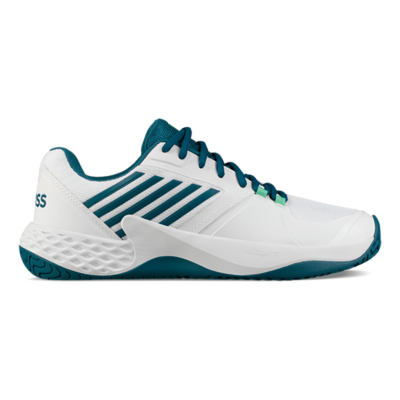 teal tennis shoes