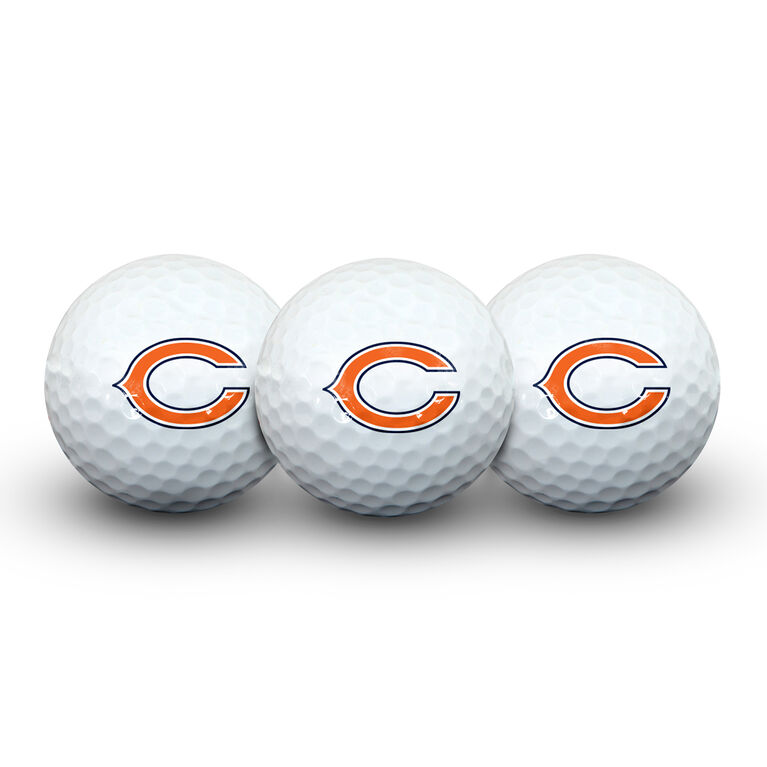 Team Effort Chicago Bears Golf Ball 3 Pack