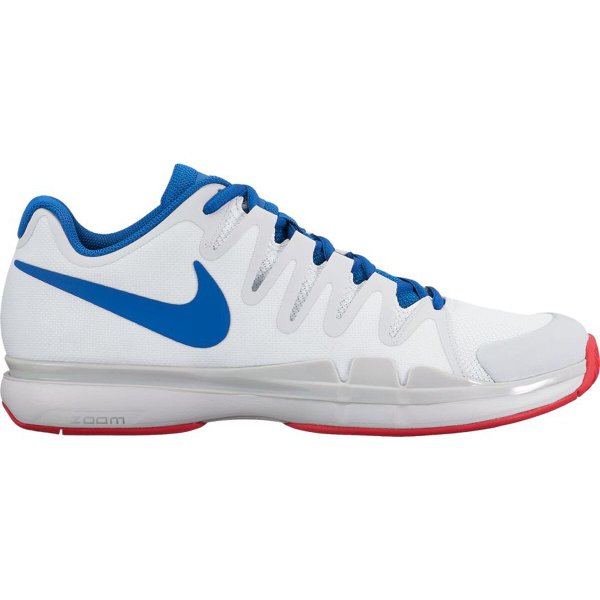 Nike Zoom Vapor 9.5 Tour Men's Tennis Shoe White/Blue PGA TOUR