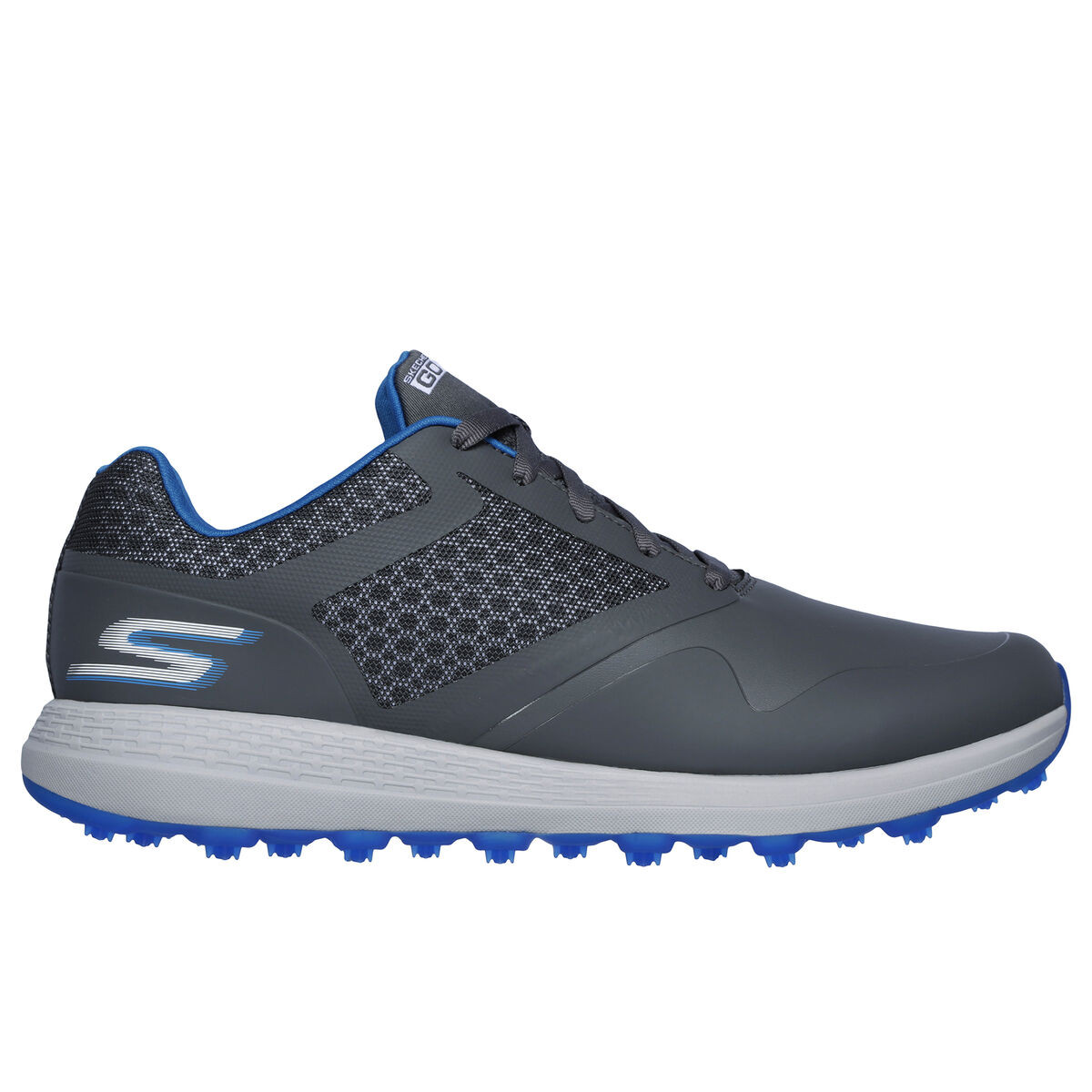 Skechers GO GOLF Max Men's Golf Shoe Charcoal/Blue PGA TOUR Superstore