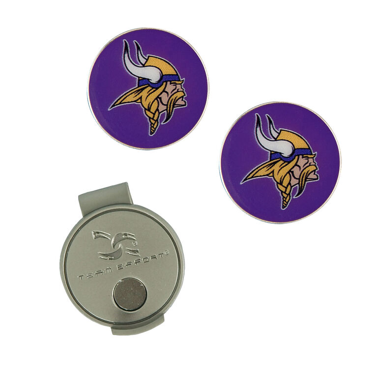 Team Effort Minnesota Vikings Hat Clip &amp; Ball Marker