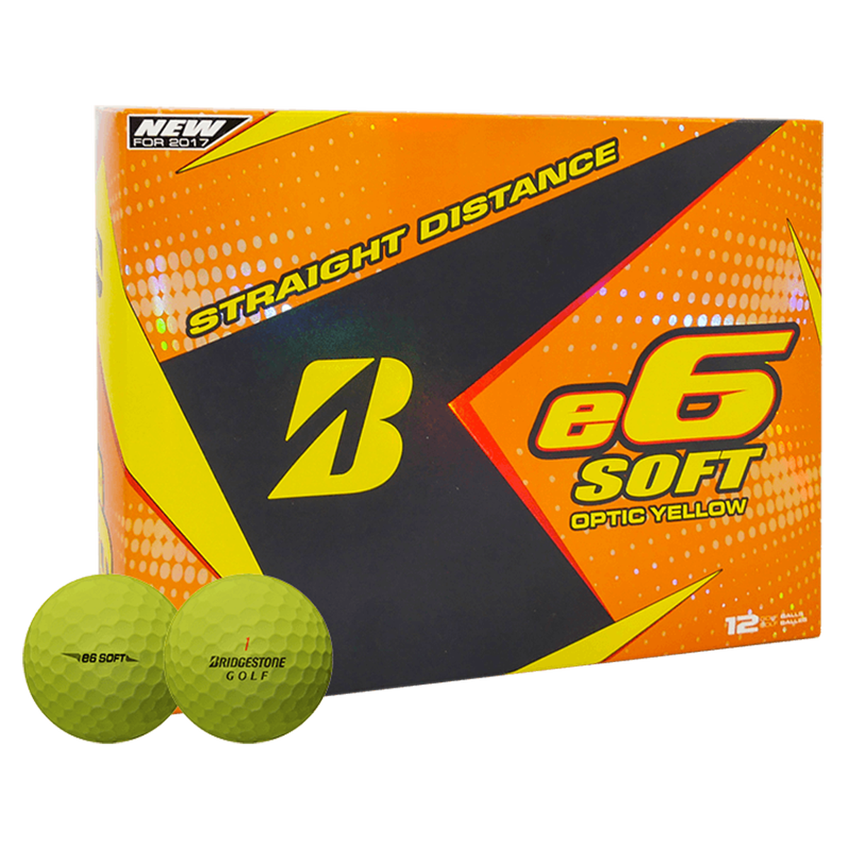 Bridgestone e6 Soft Yellow Golf Balls Personalized PGA TOUR Superstore